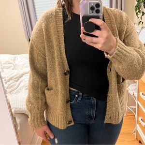 90s Knit Crop Cardigan